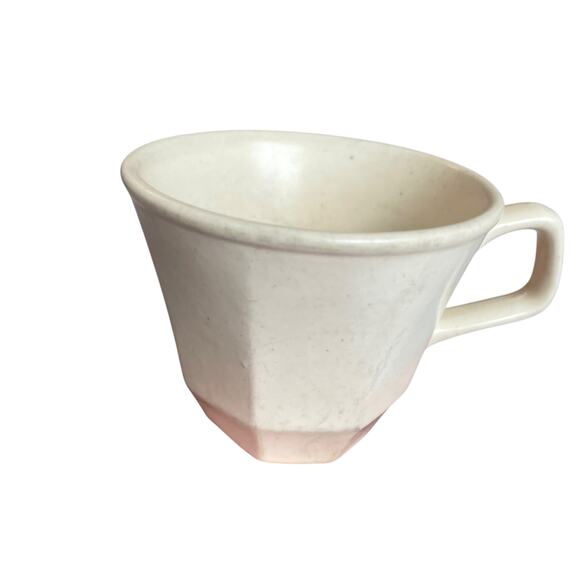 Homer Laughlin Colonial White Dover Mugs Tea Cups Set of 4 USA Vtg 1975 READ - Picture 6 of 9